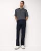 image 2 of F&F Cotton Rich Slim Leg FREEFIT® Chino Trousers in Navy