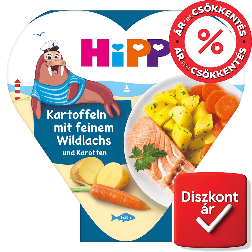 HiPP Potatoes with Wild Salmon and Carrots from 1 Year+ 250 g