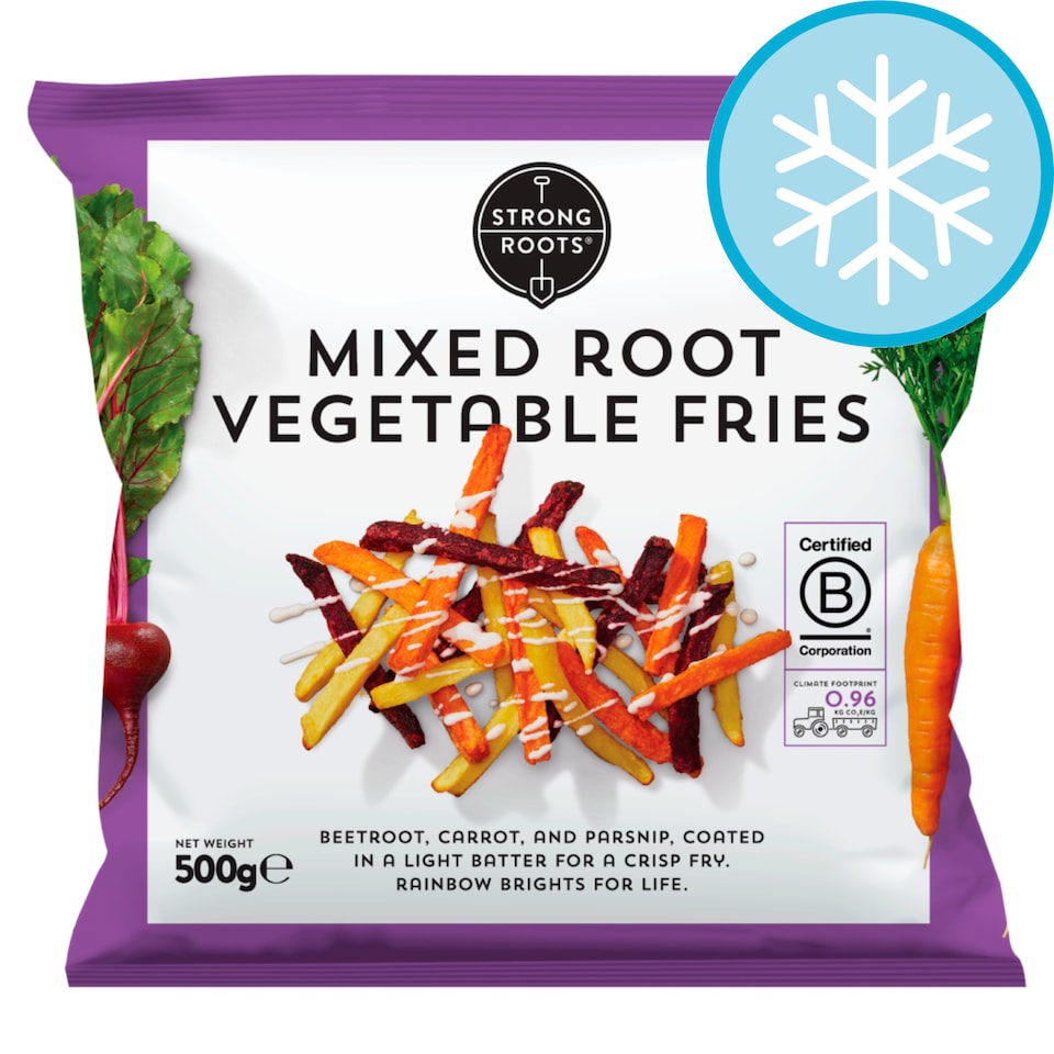 Strong Roots Mixed Root Vegetable Fries 500G