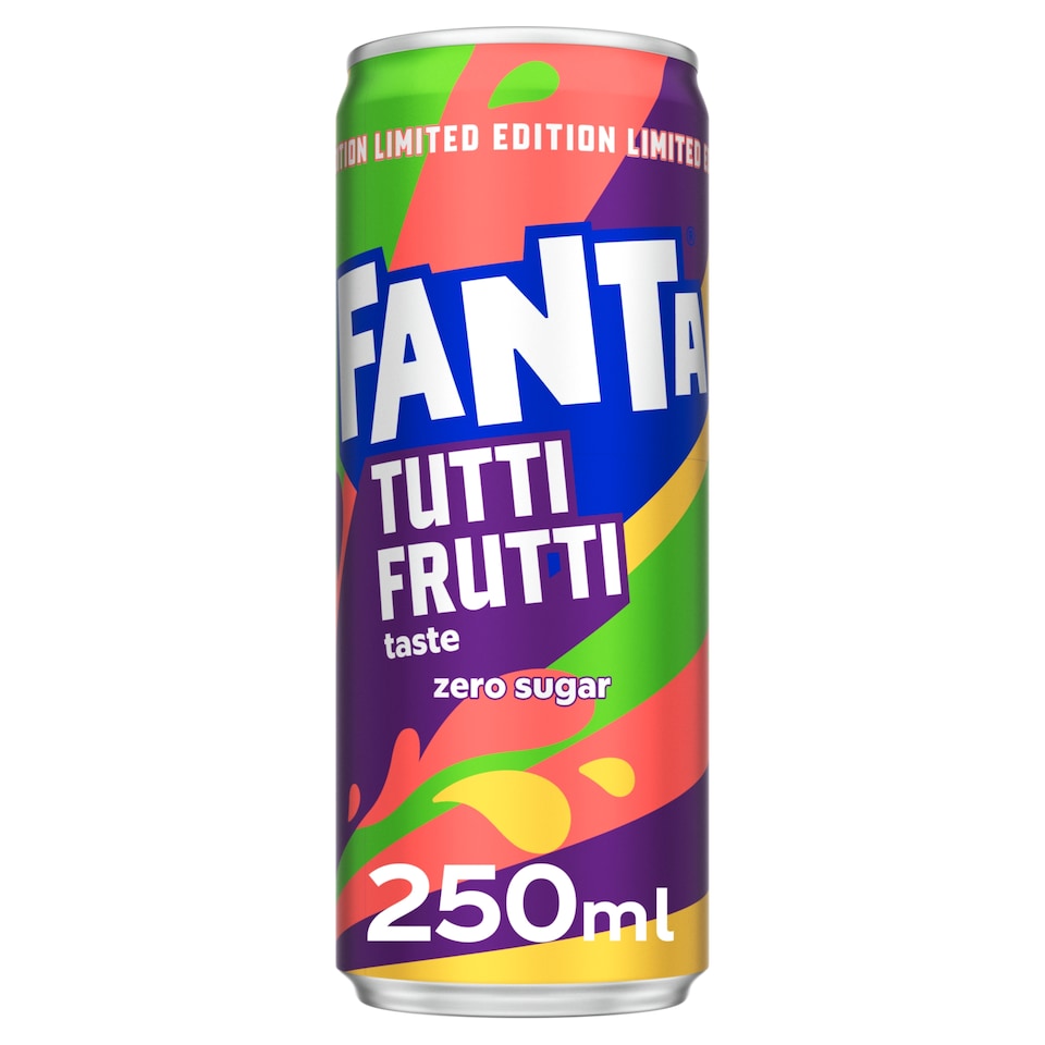 image 1 of Fanta Zero Tutti Frutti 250ml