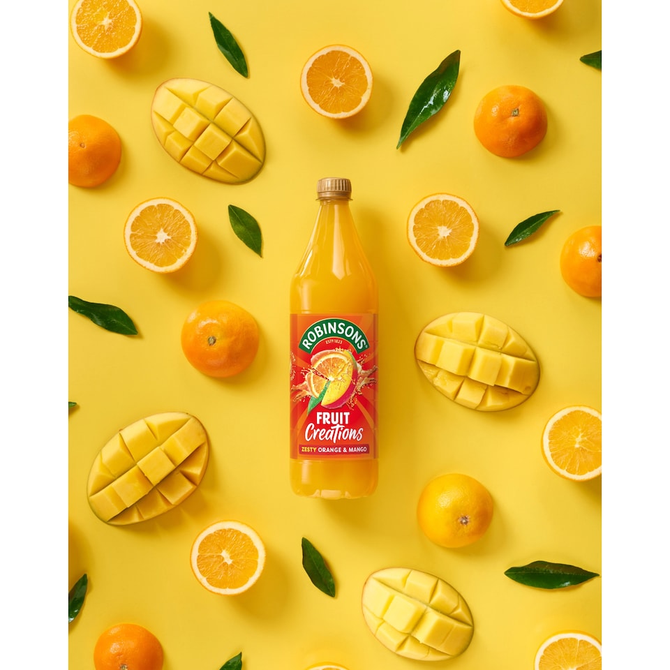image 1 of Robinsons Fruit Creations Orange & Mango Squash 1L