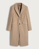 image 4 of F&F Tailored Lined Longline Coat in Neutral