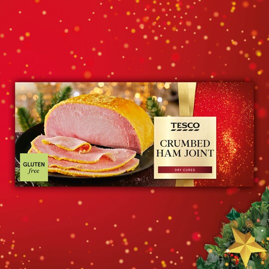 Tesco Crumbed Ham Joint 500G Tesco Groceries