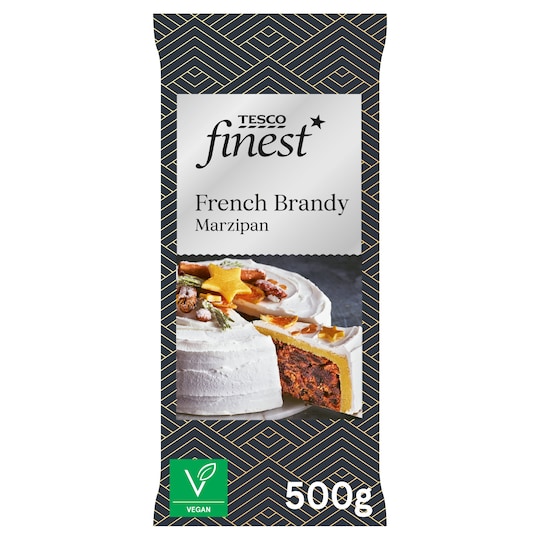 Tesco Finest French Brandy Marzipan 500G Tesco Groceries