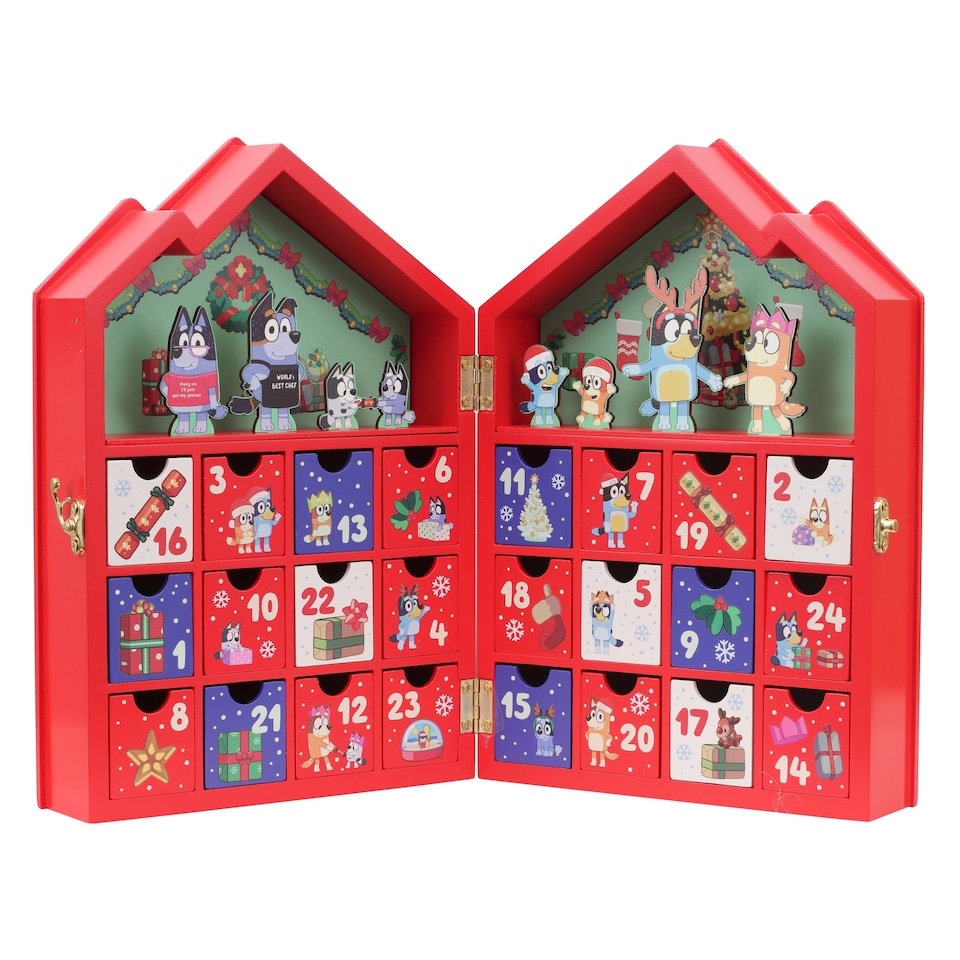 image 1 of Bluey House Christmas Advent Calendar