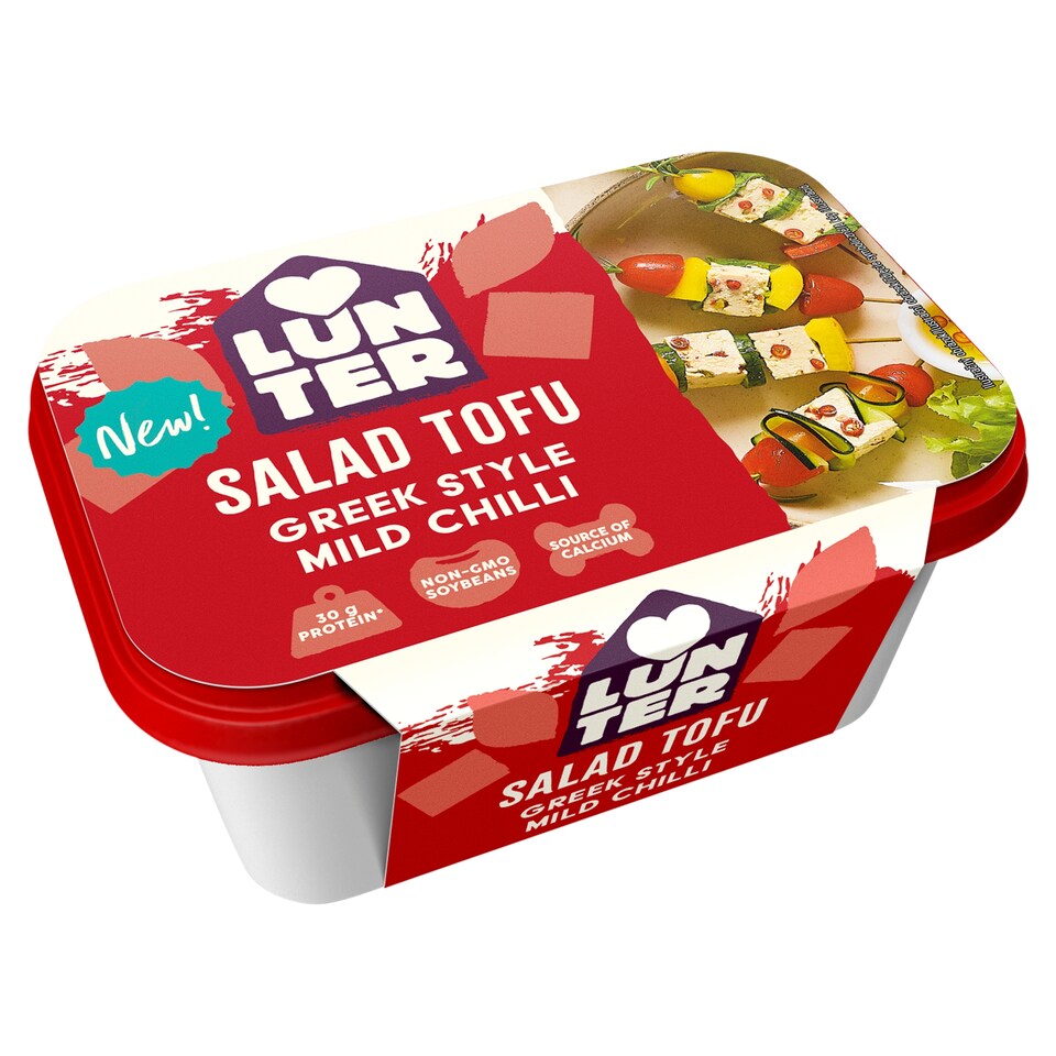 LUNTER Salad Tofu Greek Style Mild Chilli 300 g