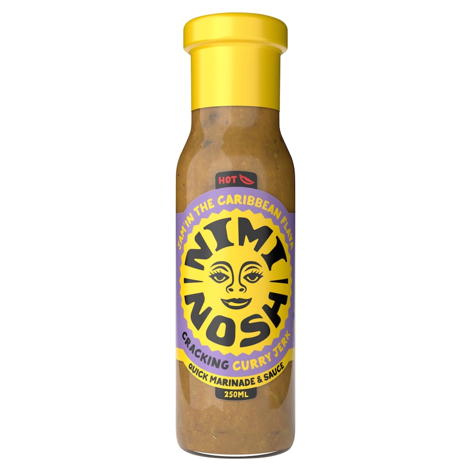Nimi Nosh Cracking Curry Jerk Quick Marinade & Sauce 250ml
