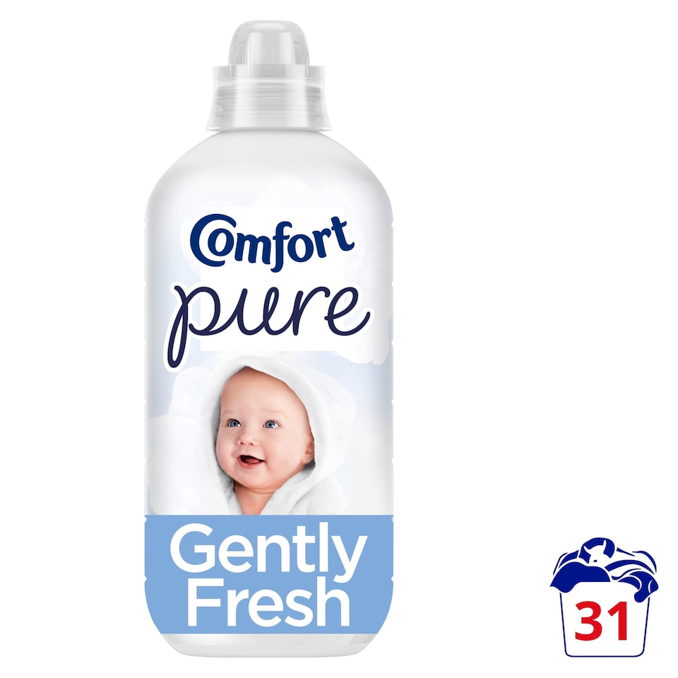 image 1 of Comfort Pure Gently Fresh Sensitive Fabric Conditioner 31 Washes 930ml