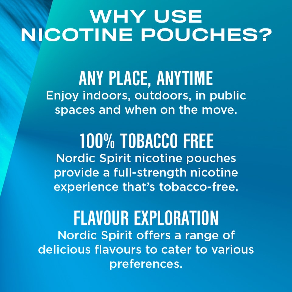 image 1 of Nordic Spirit Frosty Mint Extra Strong - Tobacco Free Nicotine Pouches 20 Pack 11mg 14g