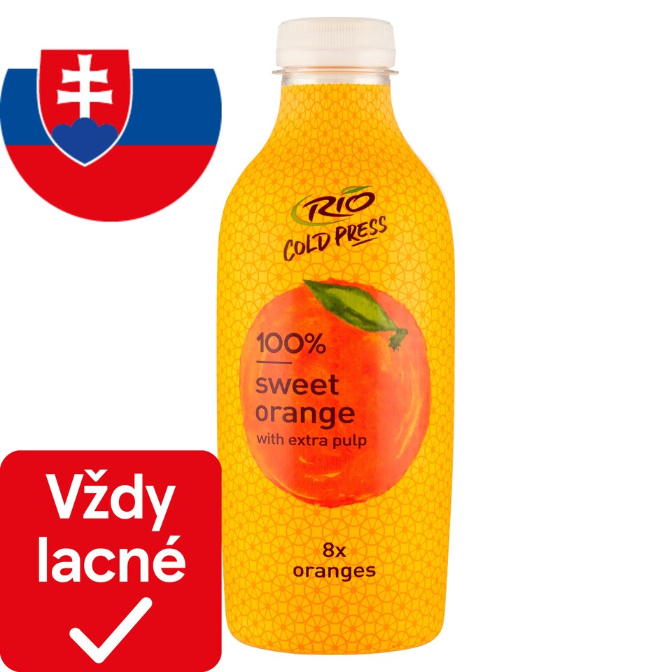 image 1 of Rio Cold Press 100% Sweet Orange with Extra Pulp 750 ml