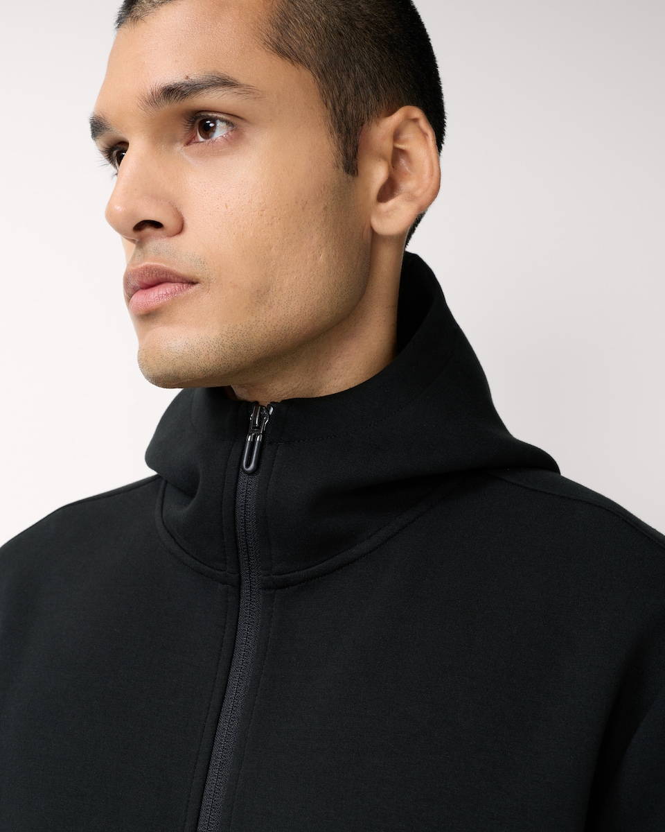 image 1 of F&F Active TECH SPORT Zip Up Hoodie in Black