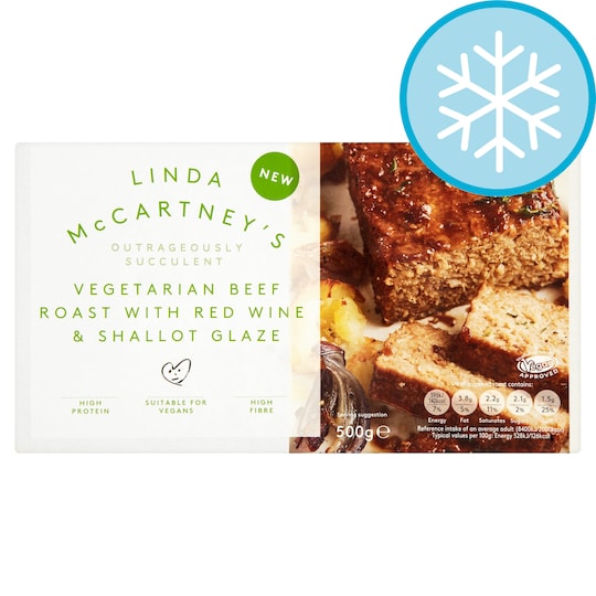 Linda Mccartney Vegetarian Beef Roast 500G Tesco Groceries
