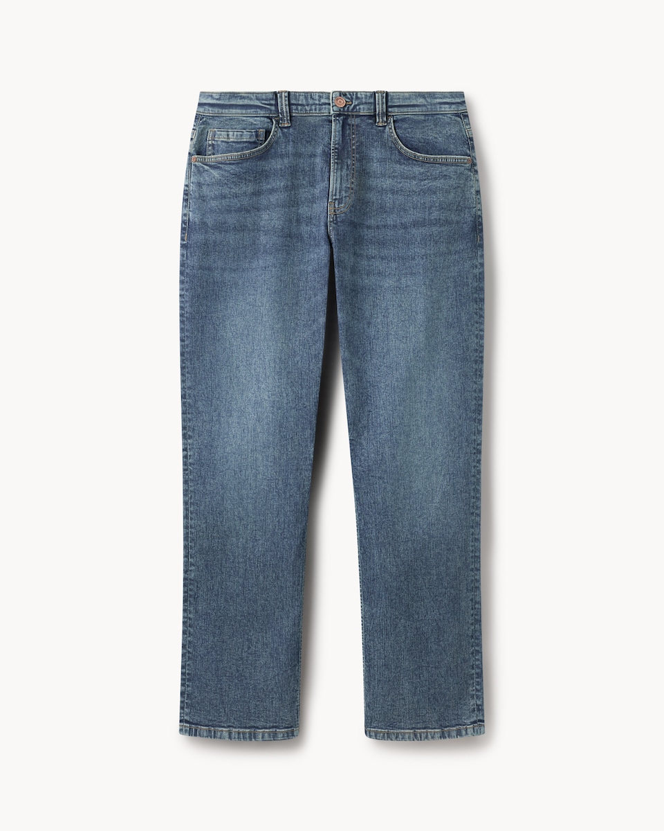 image 1 of F&F Relaxed Fit FREEFIT® Jeans  in Blue