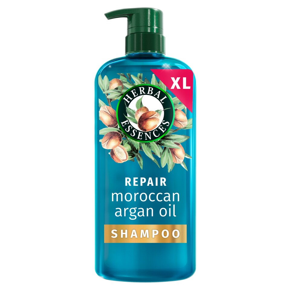 Herbal Essences Šampon na Vlasy s Marockým Arganovým Olejem, 650 ml, k Vyživení Poškozených Vlasů