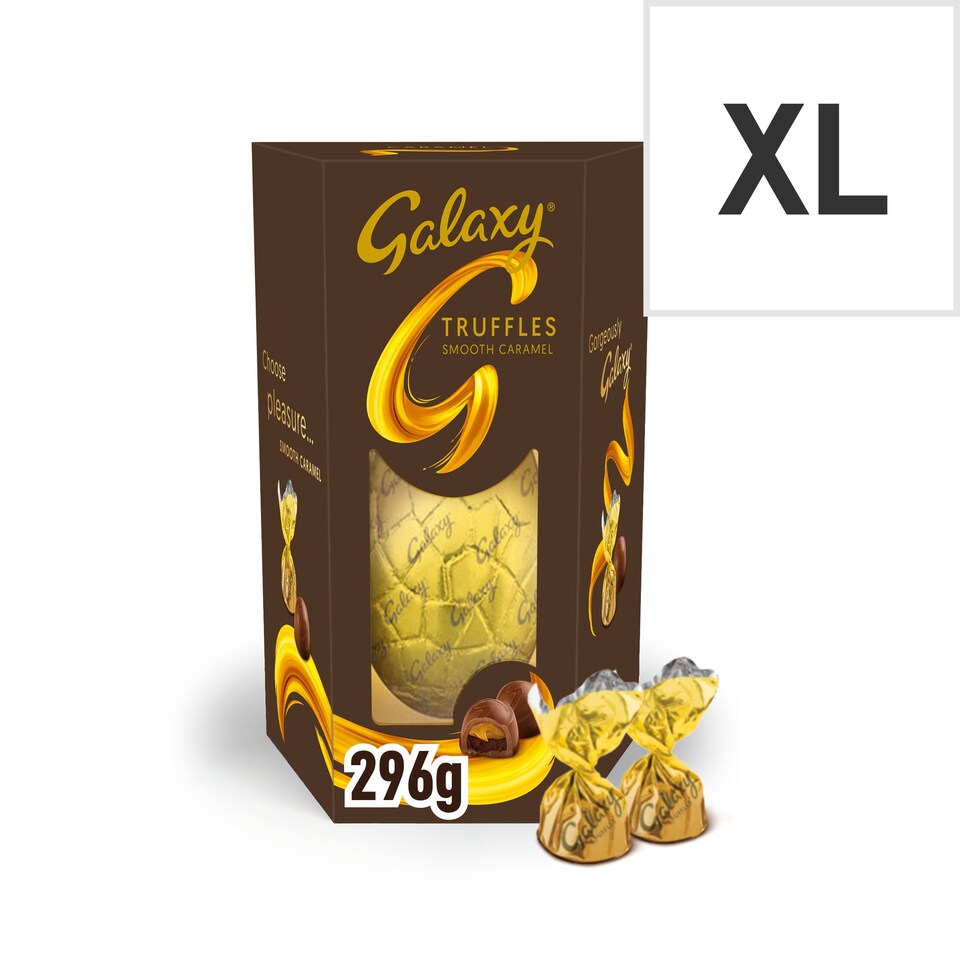 Galaxy Caramel Chocolate Truffle Egg 296G Tesco Groceries