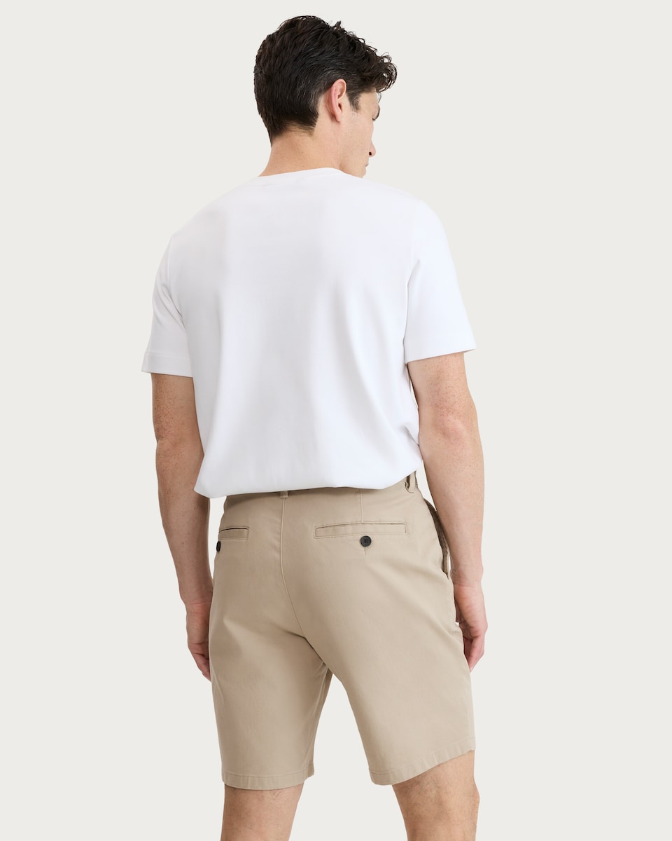 image 1 of F&F Cotton Rich Chino Shorts in Stone