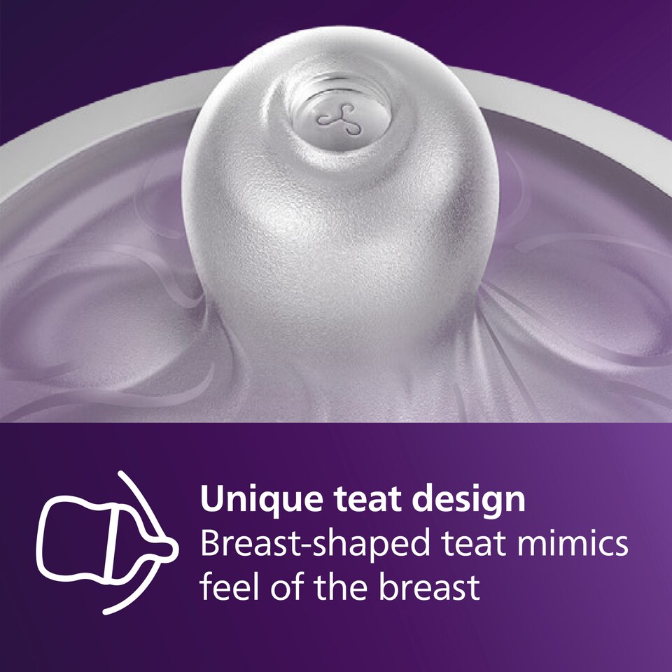 image 1 of Philips Avent Natural Response Teat Flow 4 3m+ 2 Pack