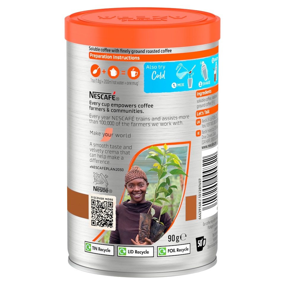 image 1 of Nescafe Azera Americano Instant Coffee 90g