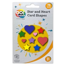Go Create Star & Heart Card Shapes