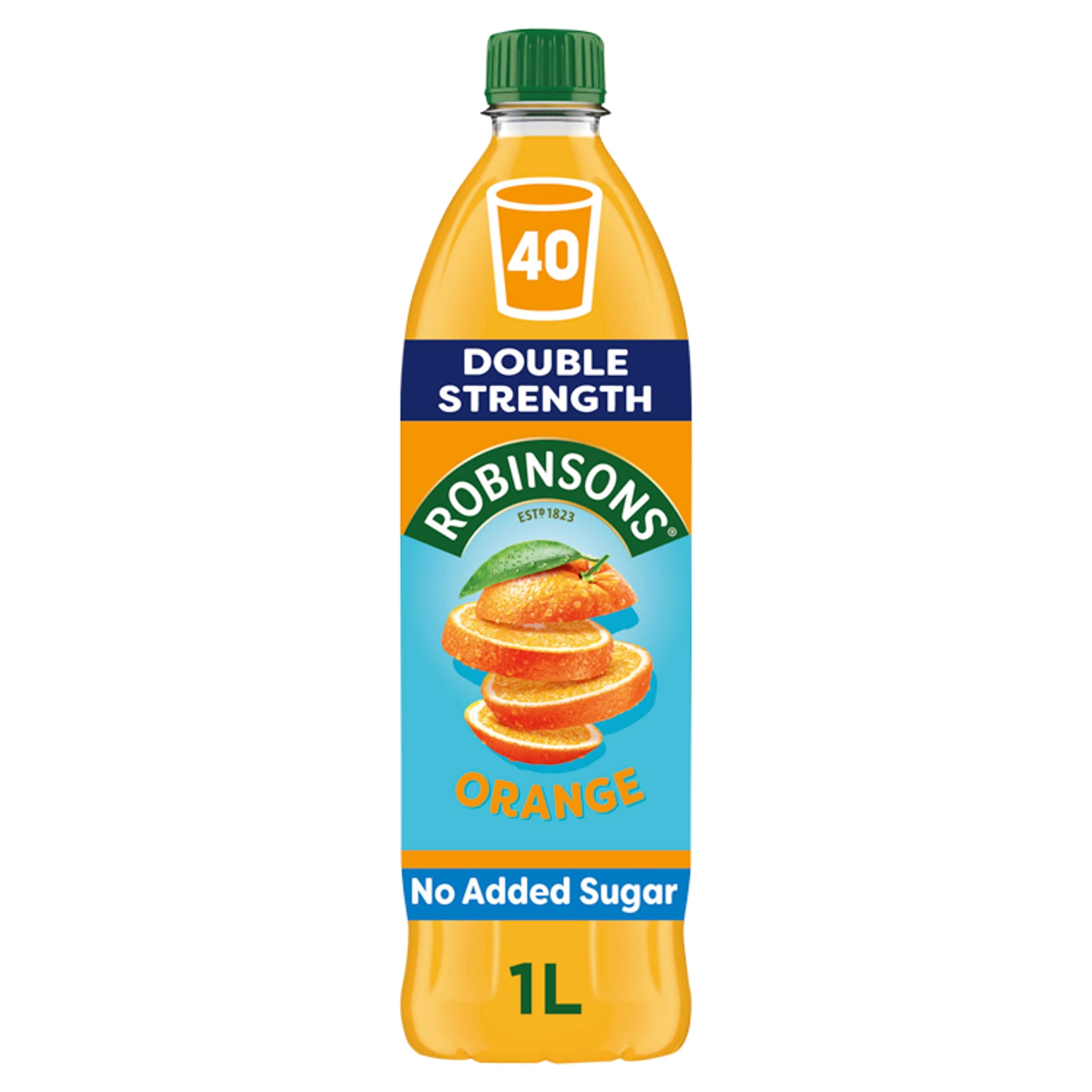Robinsons Double Strength Orange No Added Sugar Squash 1L