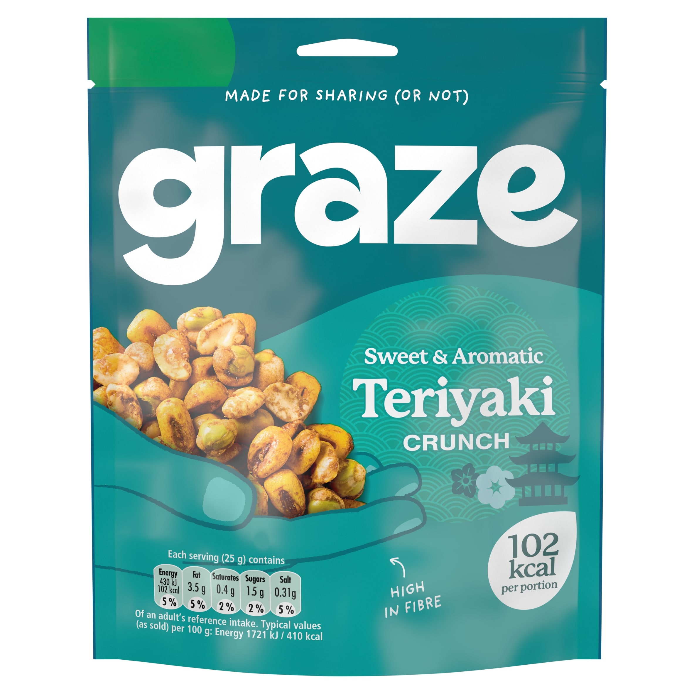 Graze Sweet and Aromatic Teriyaki Crunch 100g