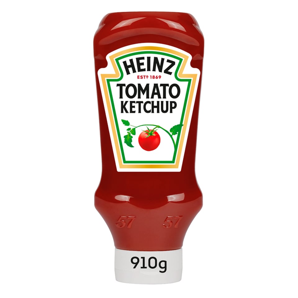 image 1 of Heinz Top Down Squeezy Tomato Ketchup Sauce 910