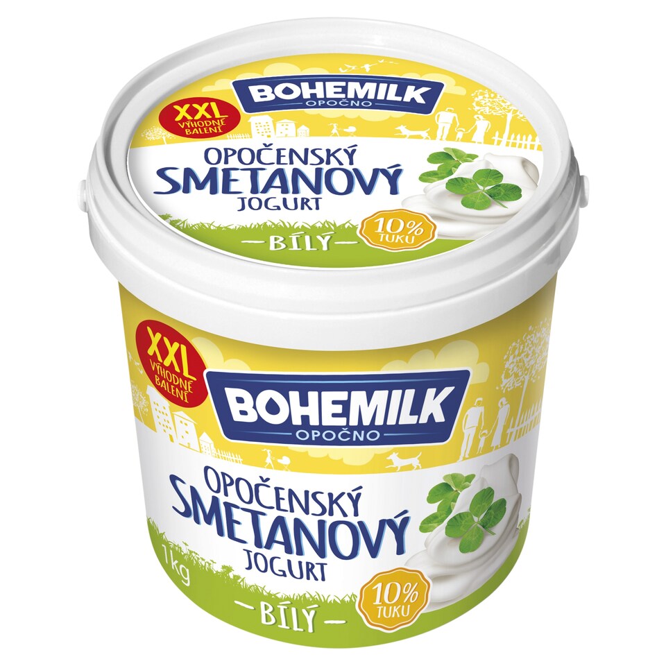 Bohemilk Opočenský smetanový jogurt bílý 1kg