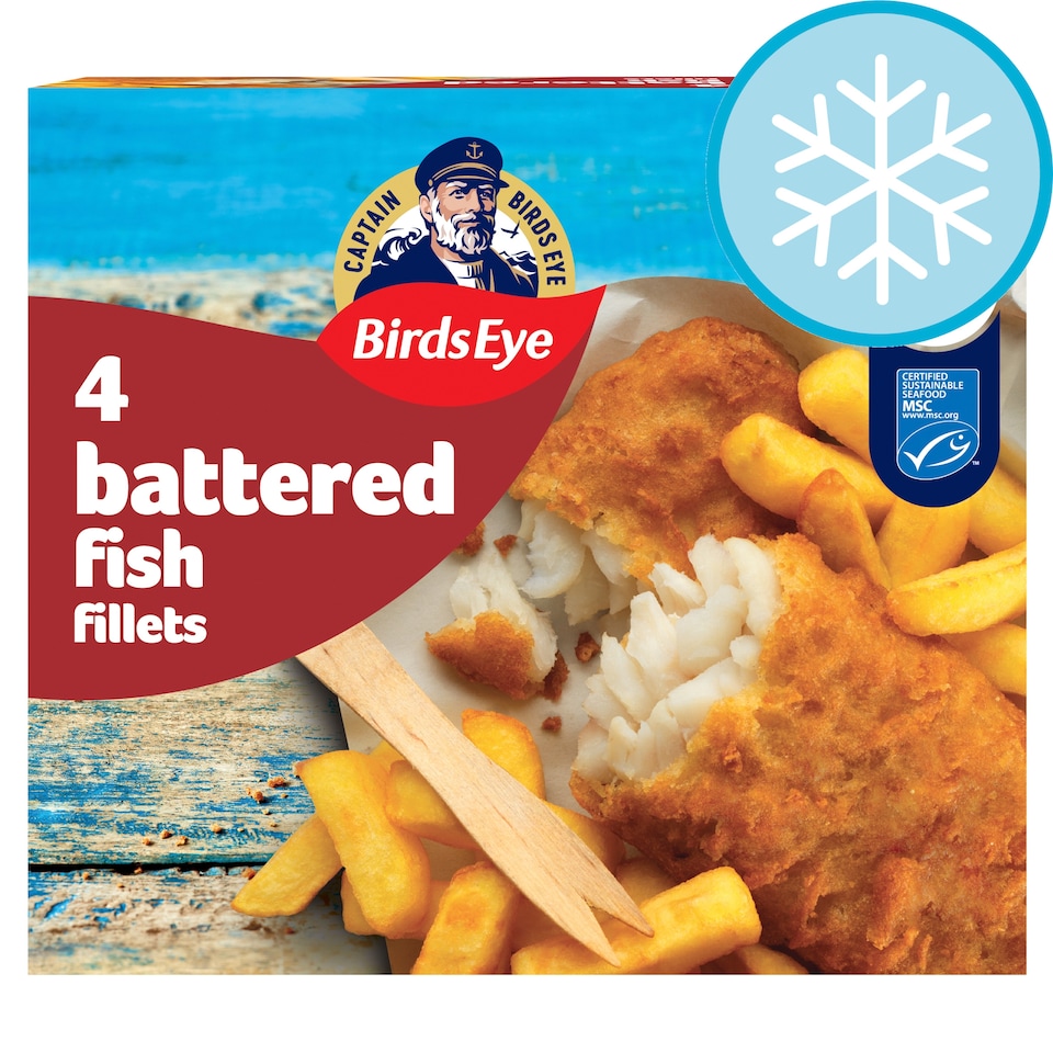 image 1 of Birds Eye 4 Battered Fish Fillets 400G