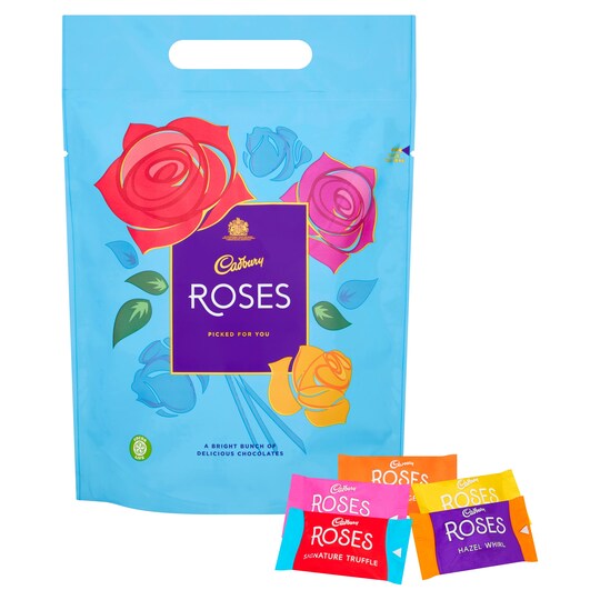 Cadbury Roses Pouch 357G Tesco Groceries