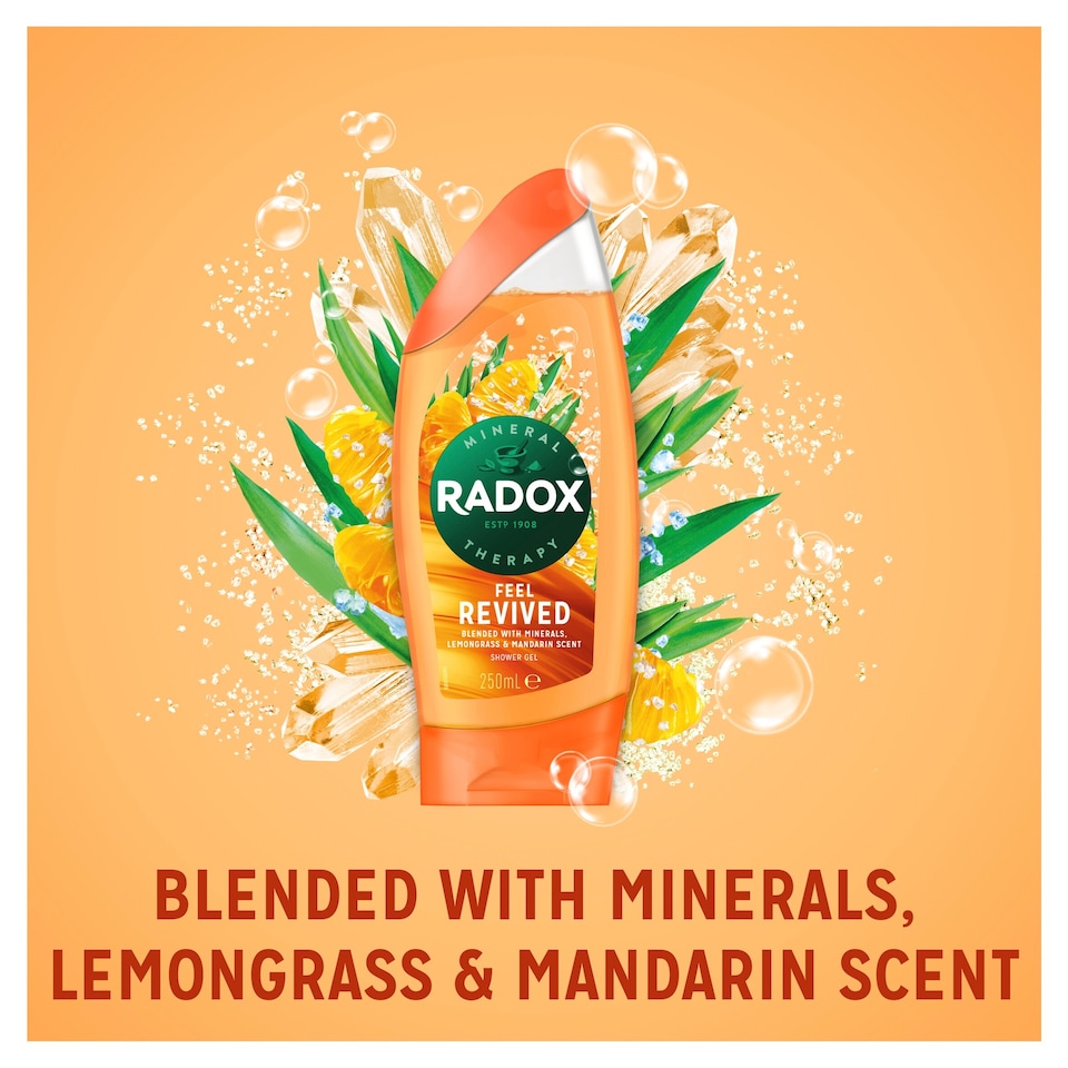 image 1 of Radox Feel Revived Shower Gel 250Ml