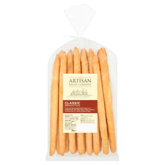 The Artisan Bread Company Classic Breadsticks 150G Tesco Groceries