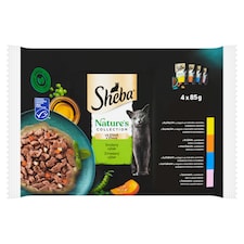 Sheba Nature's Collection Mixed Selection in Juice 4 x 85 g (340 g)