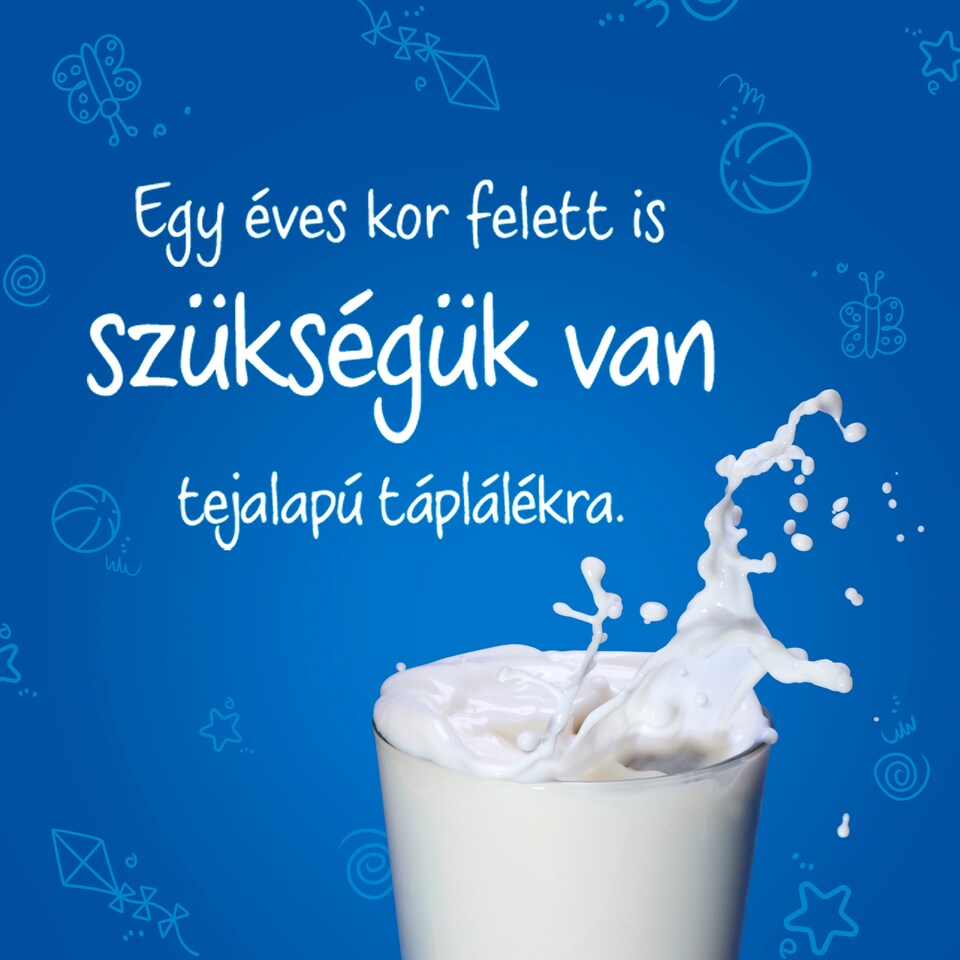 Lactogen 3 Junior Vaníliás ízű Tejalapú italpor vitaminokkal és ásványi anyagokkal 12 hó+ 500 g  1. kép