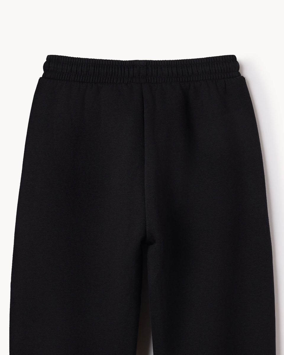 image 1 of F&F Boys 3-Pack Cotton Rich Cuffed Joggers in Black