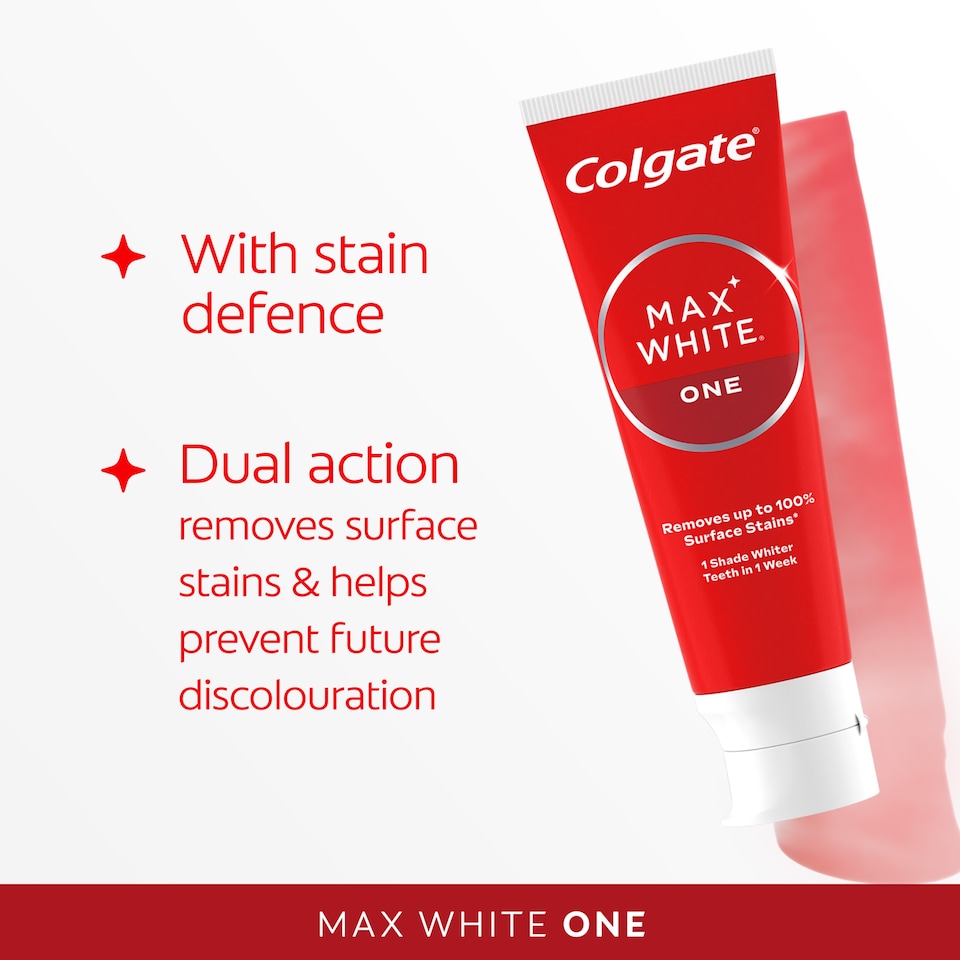 image 1 of Colgate Max White One Whitening Toothpaste 75ml