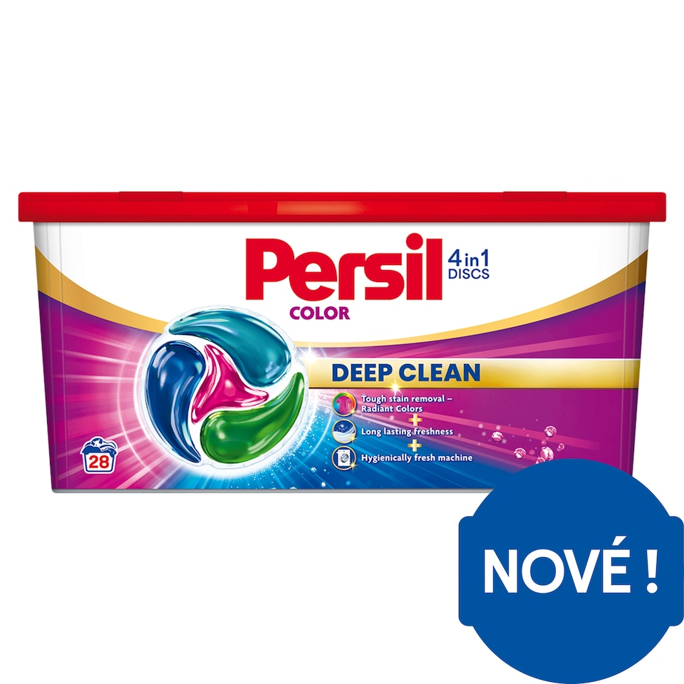 image 1 of Persil Discs 4in1 Deep Clean Color Pre-Dosed Laundry Detergent 28 Washes 28 x 16.5g (462g)