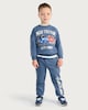 image 1 of Paw Patrol Let's Roll Cotton Rich Sweatshirt and Joggers Set in Blue