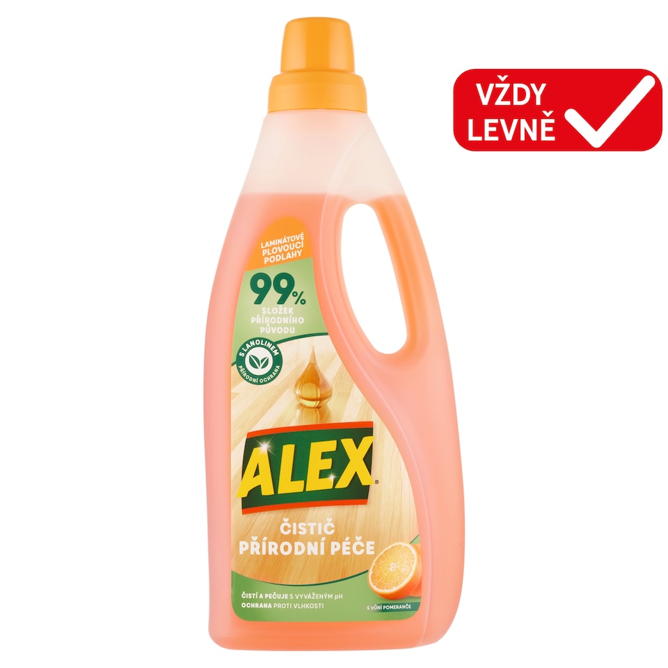 Obrázek 1 pro produkt ALEX Čistič přírodní péče na laminát 750ml