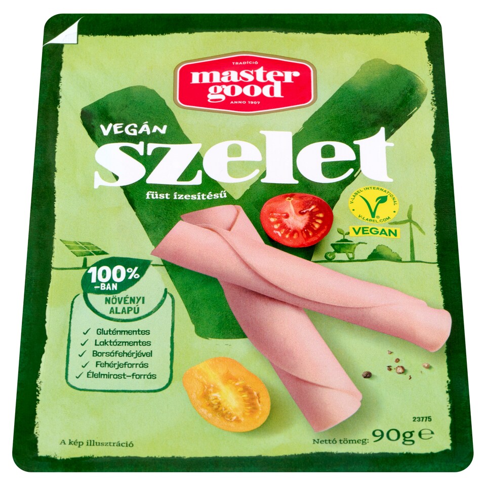 Master Good füst ízesítésű vegán szelet 90 g  1. kép