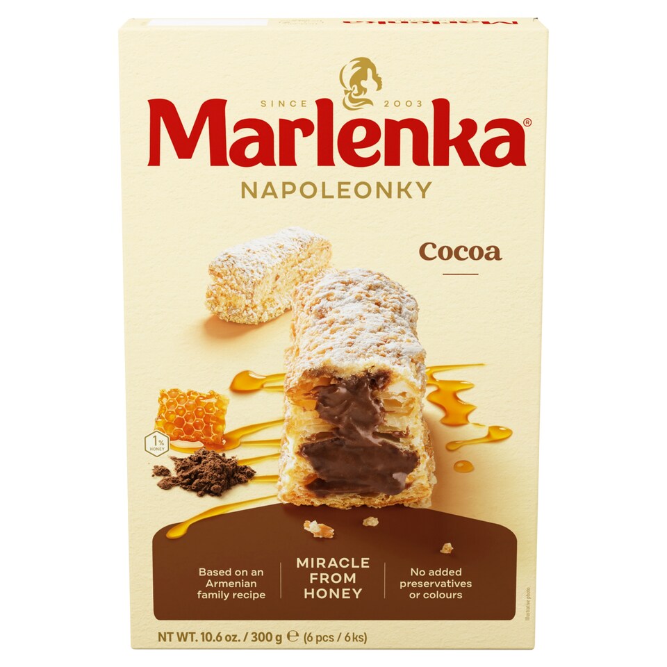Marlenka Napoleonky s kakaom 6 ks 300 g