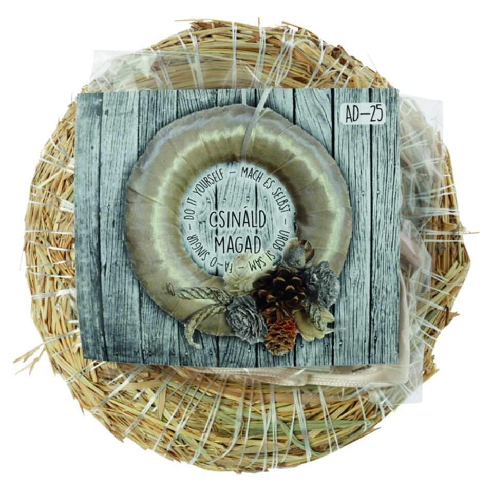 DIY Door Onament with White Ribbon 15 cm