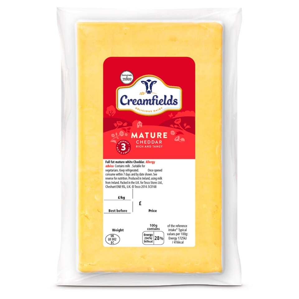 Creamfields Mature White Cheddar Large