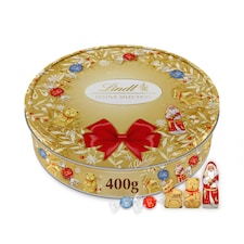 Lindt Festive Selection Tin Christmas Chocolate 400G
