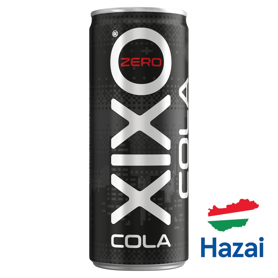 XIXO Cola Zero kólaízű, szénsavas üdítőital édesítőszerekkel 250 ml