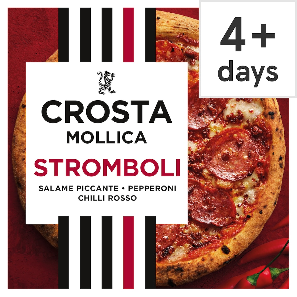 image 1 of Crosta & Mollica Stromboli Spicy Salami Sourdough Pizza 447g