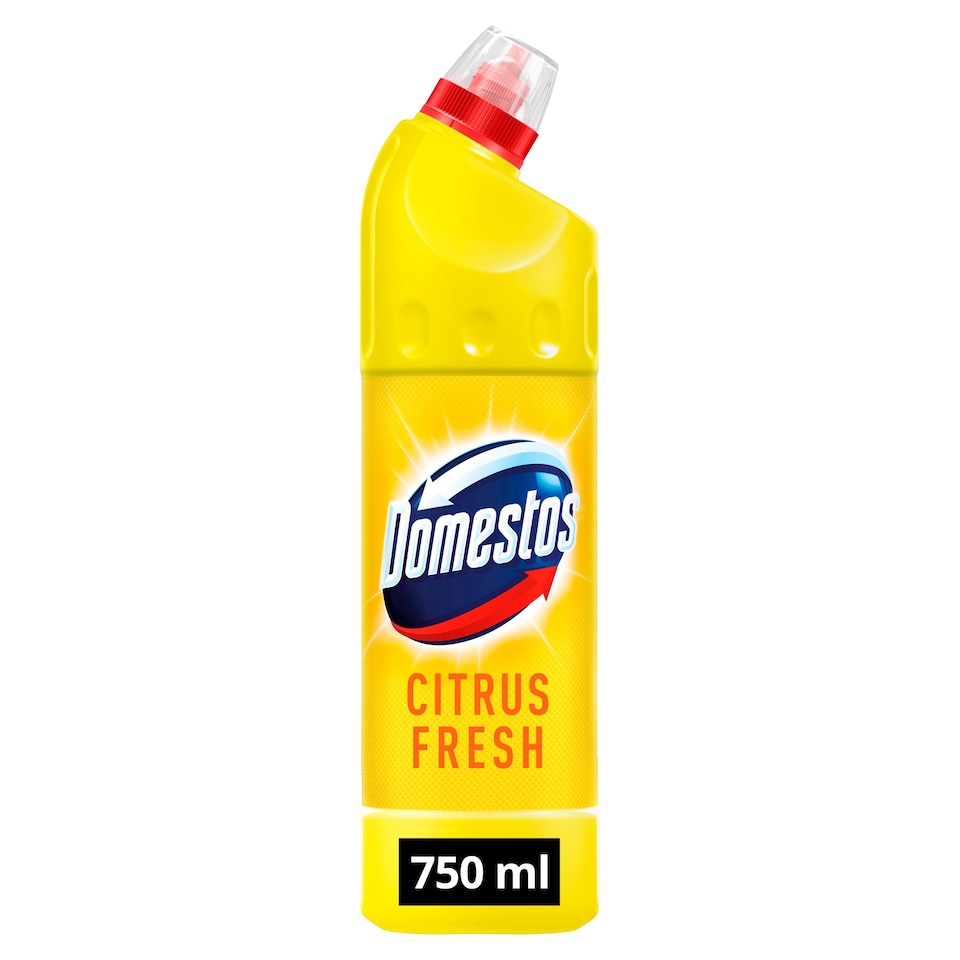 DOMESTOS Extended Power fertőtlenítő hatású folyékony tisztítószer Citrus Fresh 750 ml