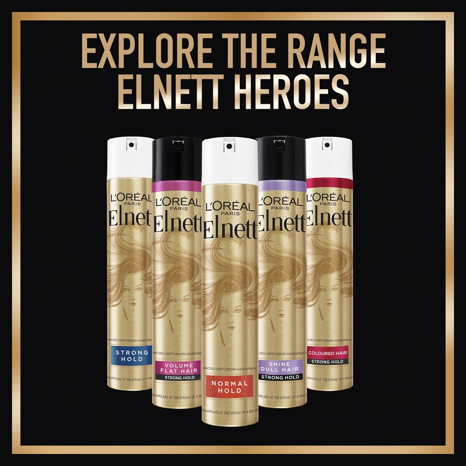 image 1 of L'Oreal Paris Elnett Damaged Strong Hold 400ml