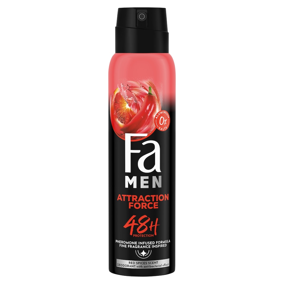 Fa Men Attraction Force Deodorant & Bodyspray 2in1 150ml