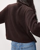 image 4 of F&F Knitted 3/4 Sleeve Cardigan in Chocolate