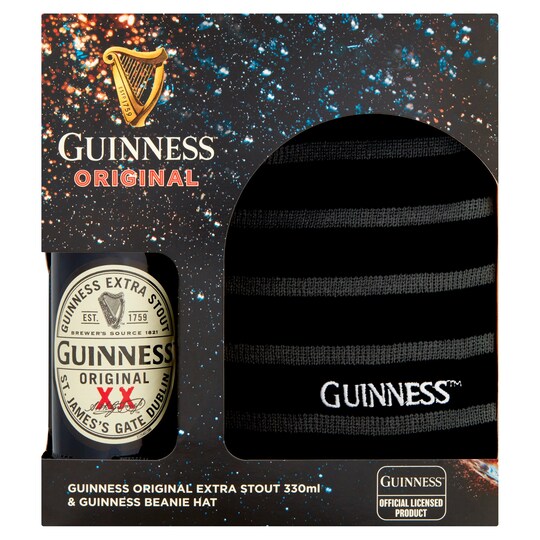Guiness Original 330Ml & Beanie Hat Tesco Groceries